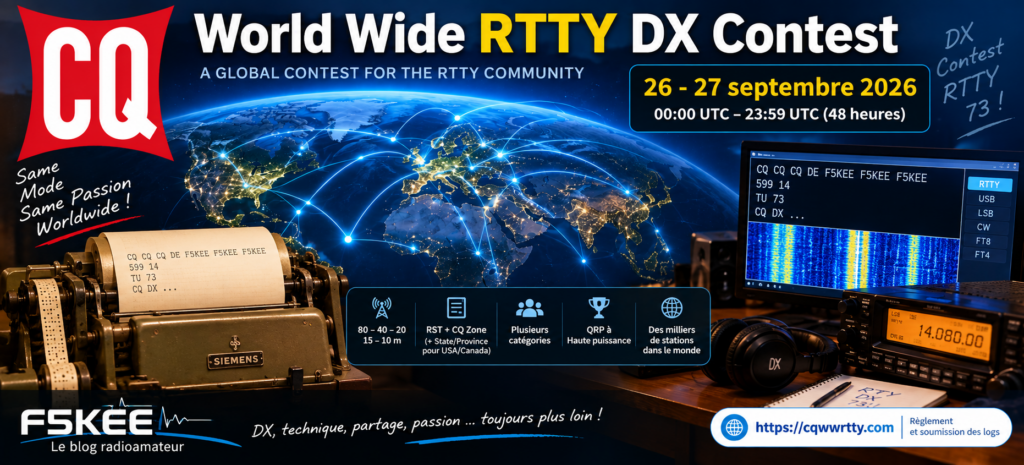 Concours mondial RTTY : passion radio radiante