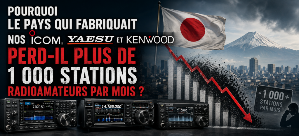 Banniere Le déclin de la radioamateur japonaise Le déclin de la radioamateur japonaise