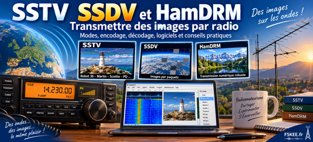 Banniere SSTV, SSDV, HAMdrm