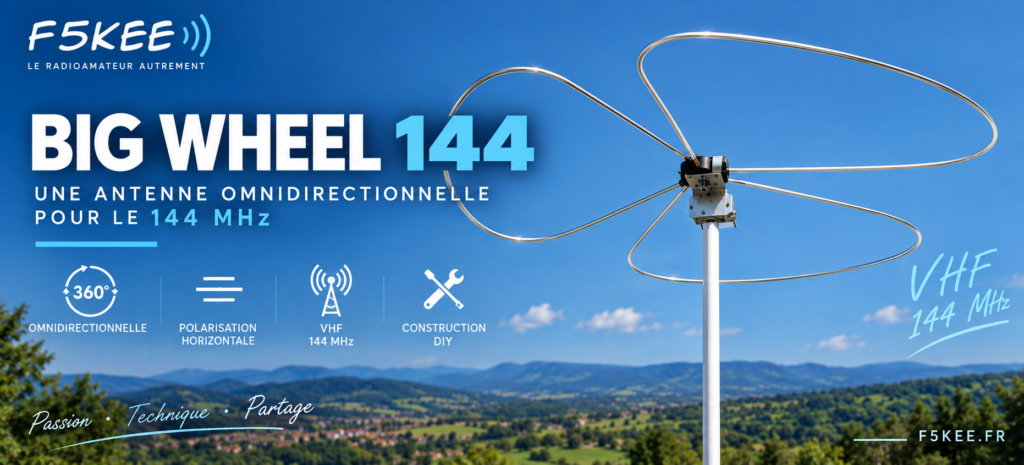 Banniere Antenne Big Wheel 144 MHz
