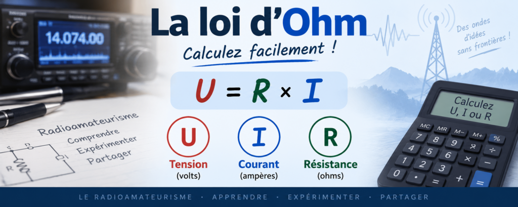 3 formulaires de la Loi d'Ohm