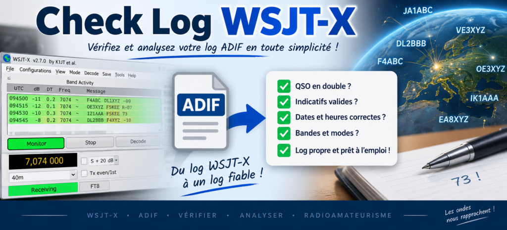 Vérifier son log WSJT-X