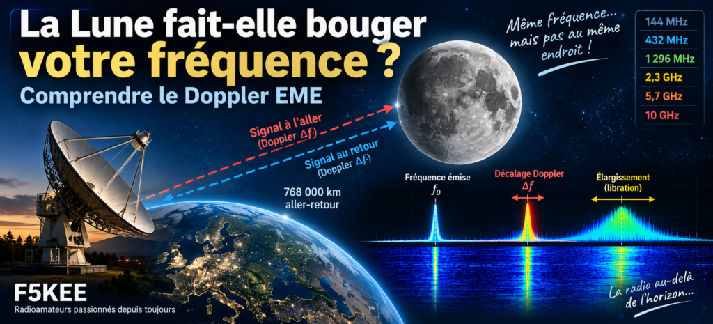 Doppler EME, la Lune et votre fréquence