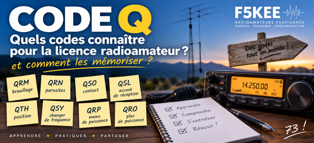 Code Q : mémoriser les codes radioamateurs