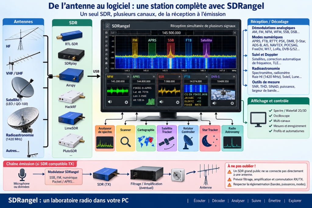 De l’antenne au logiciel avec SDRangel