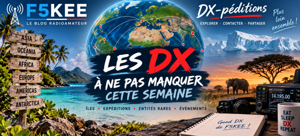 Expéditions DX : explorer, contacter, partager