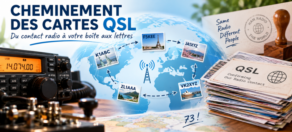 Cheminement des cartes QSL