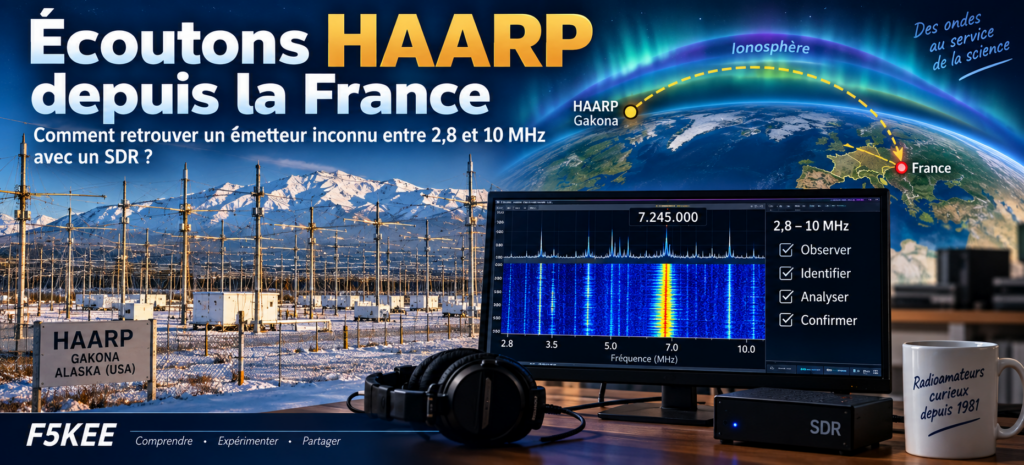 Écoutons HAARP depuis la France 