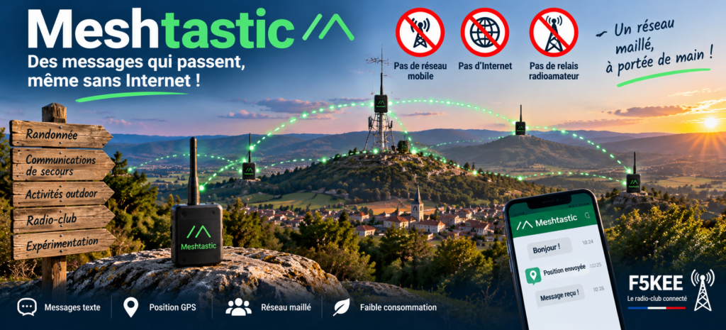 Meshtastic au cœur des montagnes