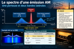 Le spectre d’une émission AM