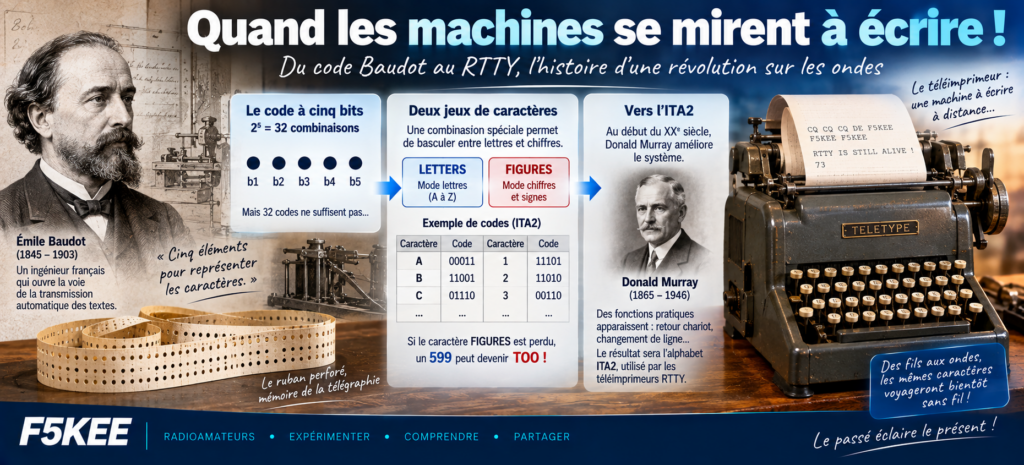 Des origines du Baudot au RTTY