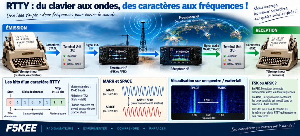 RTTY : des caractères aux ondes