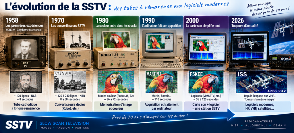 L’évolution de la SSTV à travers le temps