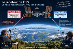 Le répéteur de l’ISS en action