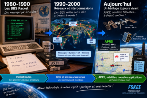 Évolution du Packet Radio à travers les âges