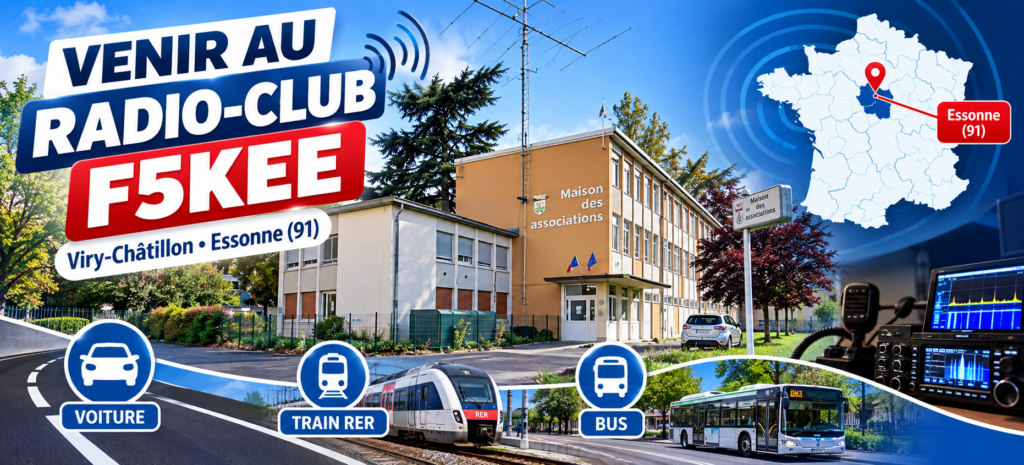 Venir au Radio-Club F5KEE