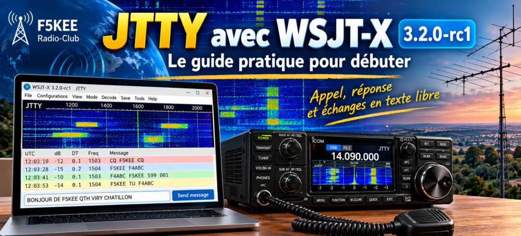 Bannière JTTY avec WSJT-X au radio-club