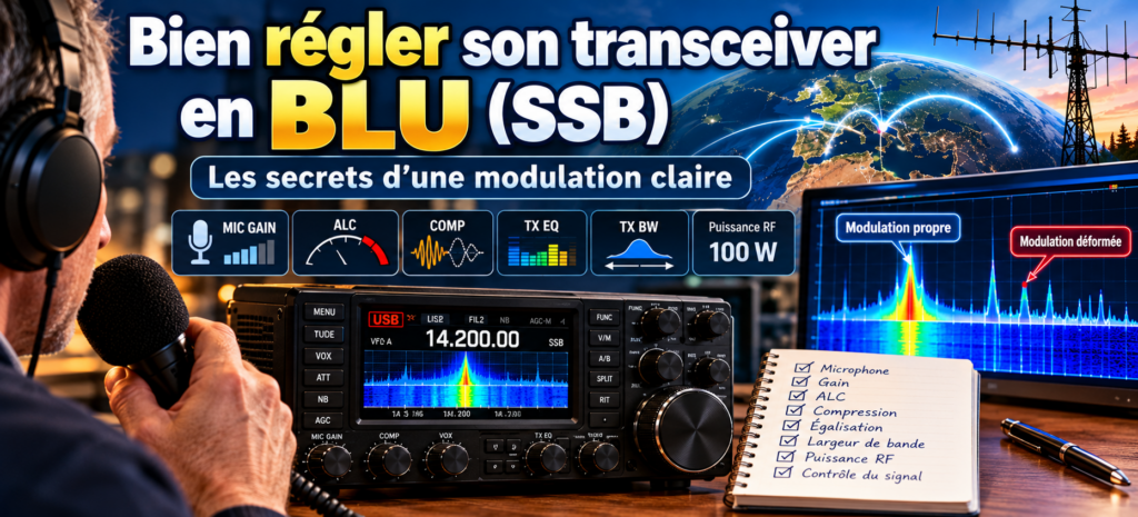 Bien régler son transceiver en BLU