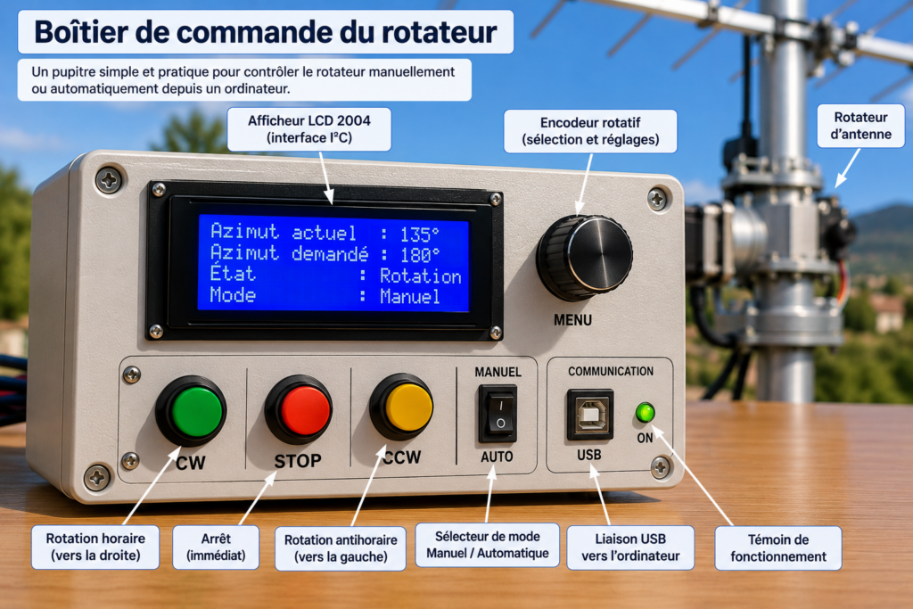 Sécurité des fins de course du rotateur