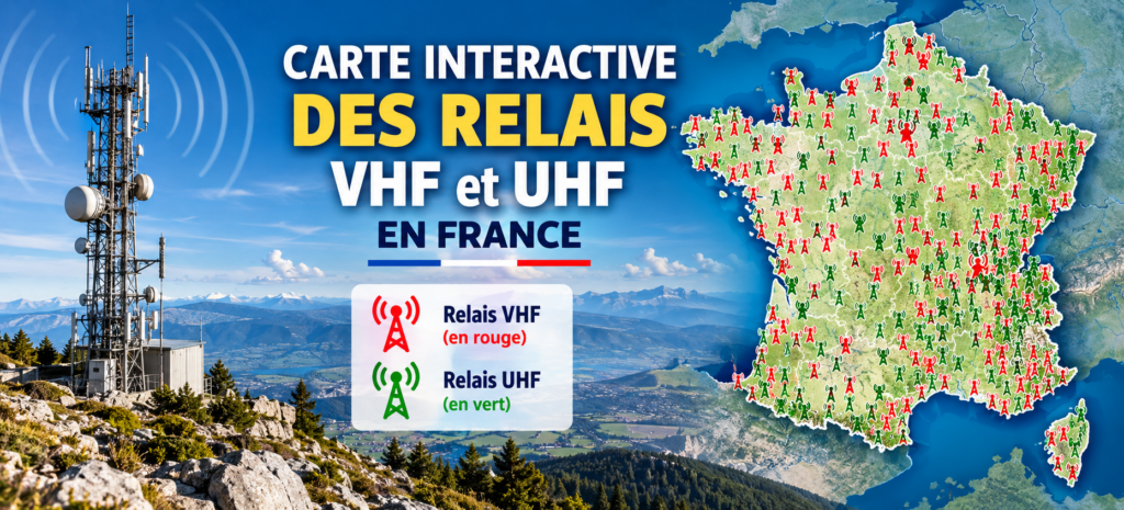 Carte interactive des relais en France