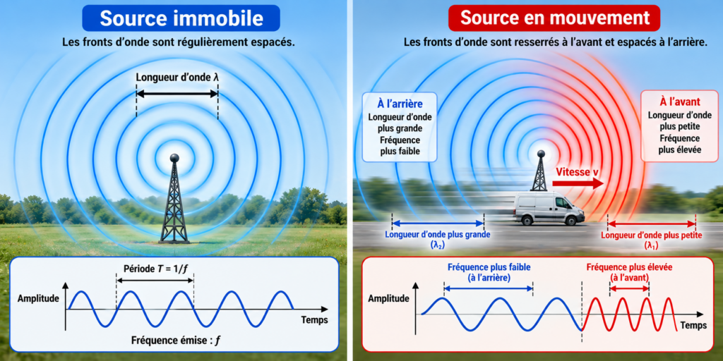 Comparaison de l’effet Doppler、】【