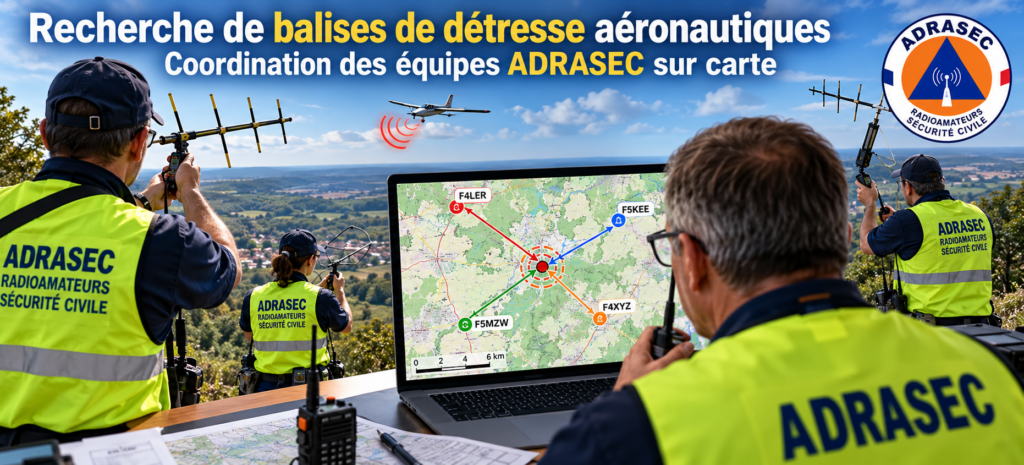 Coordination ADRASEC et balise aéronautique