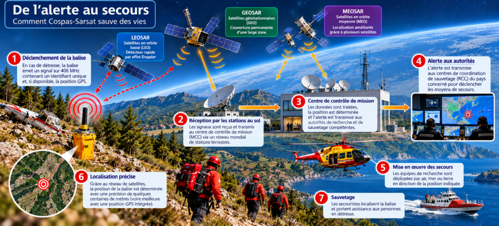 De l’alerte au sauvetage Cospas-Sarsat