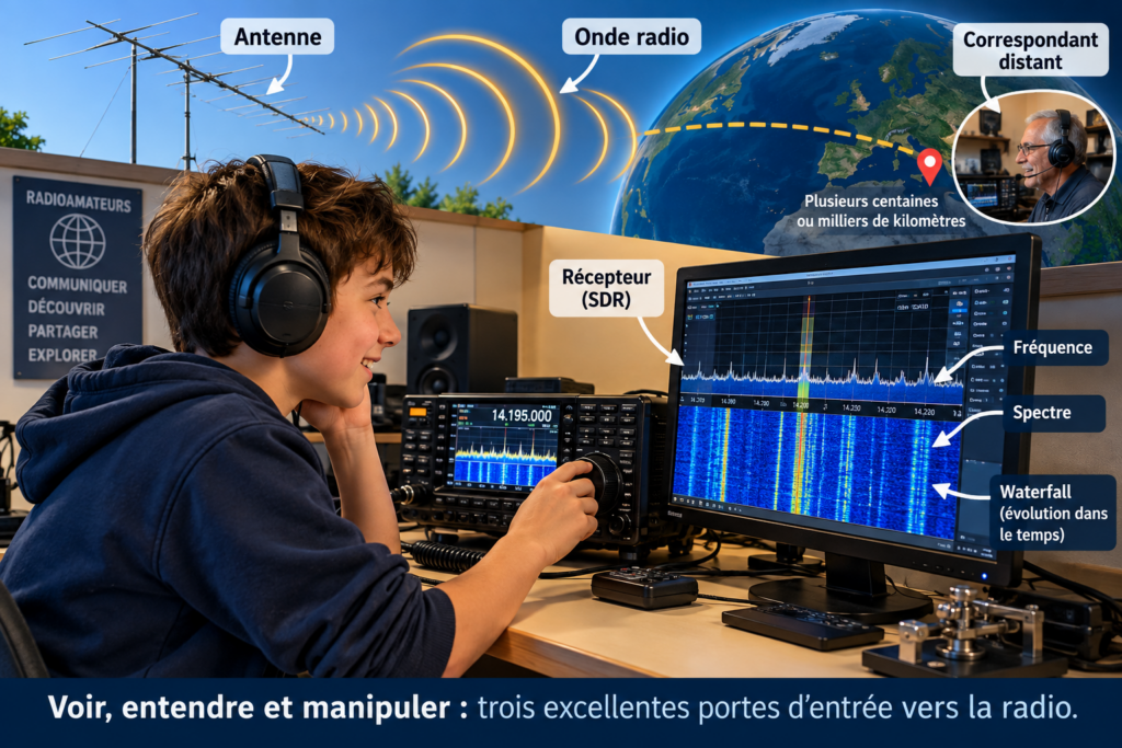 Découvrir la radio amateur en images