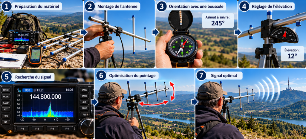 Déploiement d’une liaison radio directionnelle