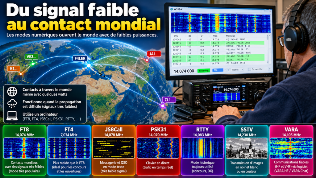 Du signal faible au contact mondial