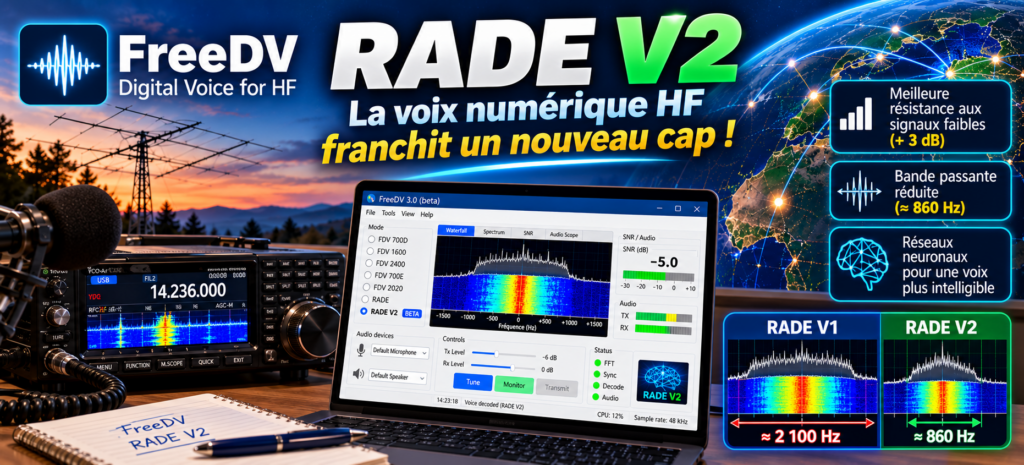 FreeDV RADE V2 _ la voix HF numérique