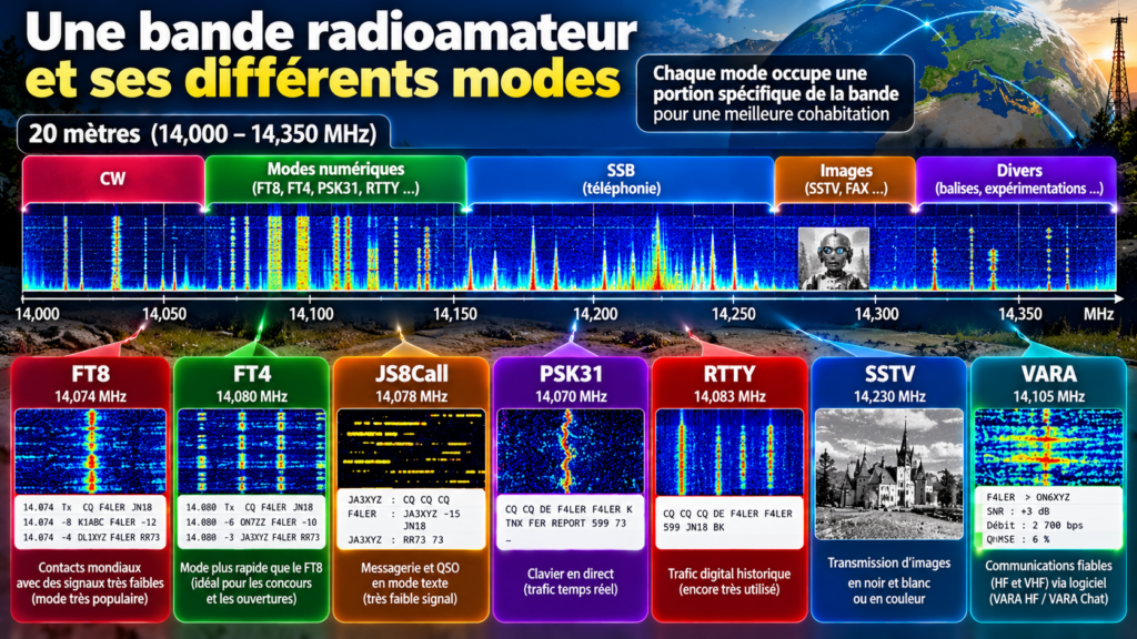 Guide illustré des modes radioamateur HF