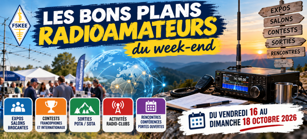 Les bons plans radioamateurs du week-end