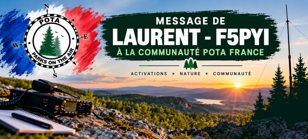Message de Laurent à la communauté POTA France