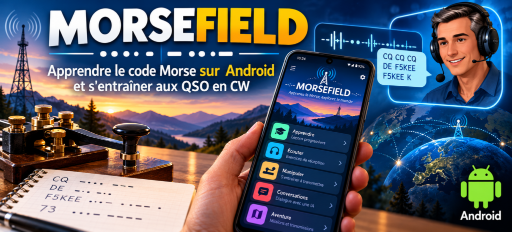 Morsefield _ apprendre le Morse sur Android