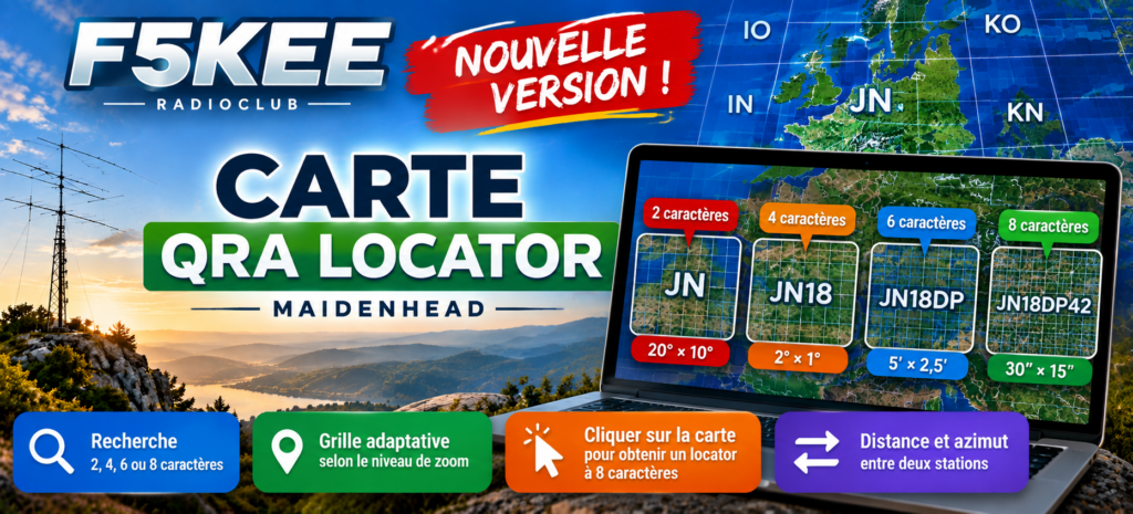 Nouvelle version du QRA Locator F5KEE