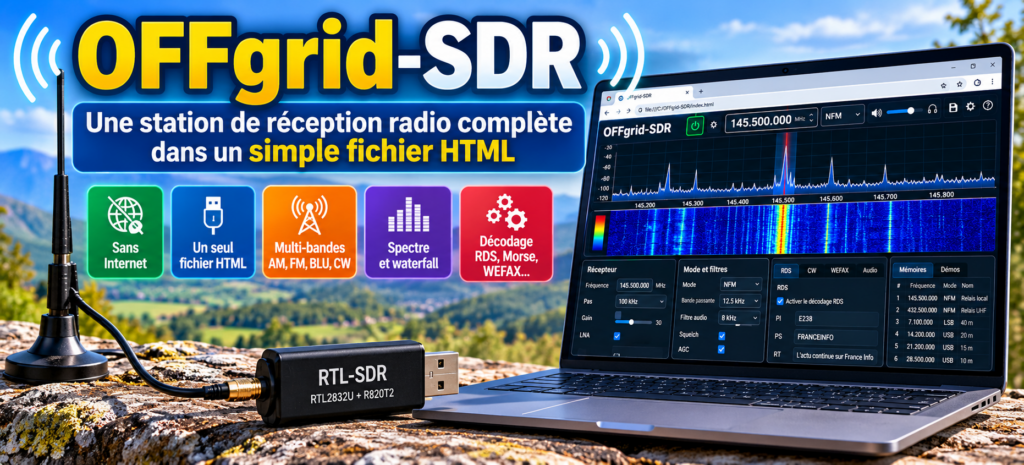 OFFgrid-SDR _ réception radio nomade