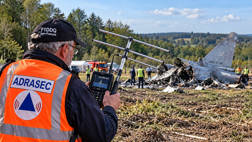 Opérateur ADRASEC face au crash aérien