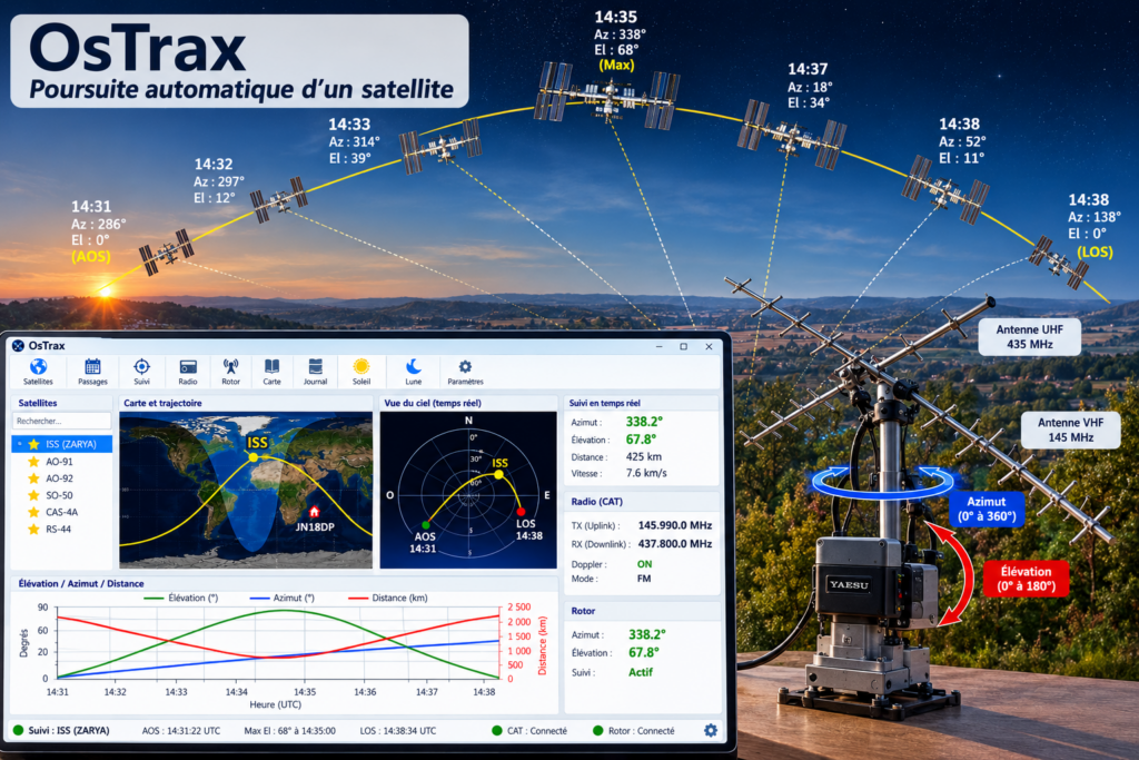 OsTrax _ suivi satellite en temps réel