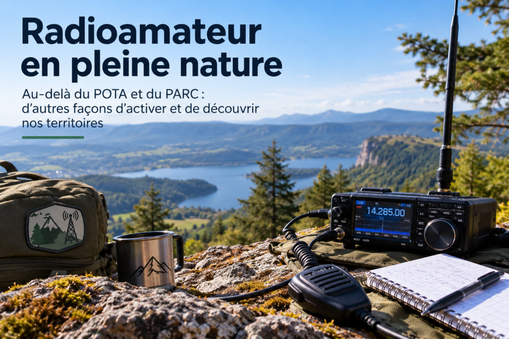 Radioamateur en pleine nature
