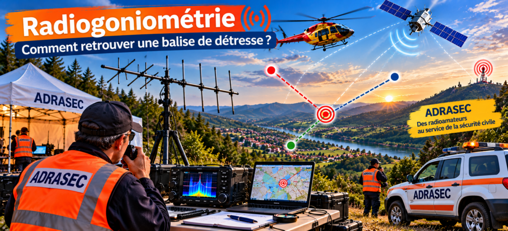 Radiogoniométrie ADRASEC _ retrouver la balise