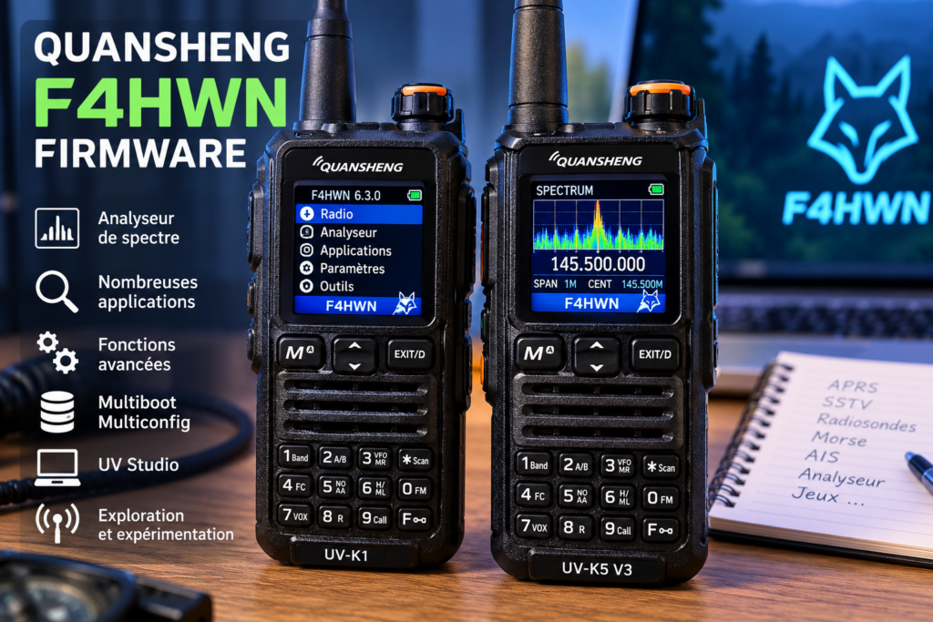 Radios Quansheng et firmware F4HWN