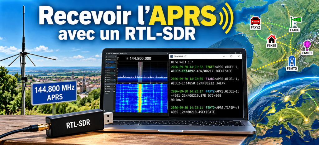Recevoir l’APRS avec un RTL-SDR
