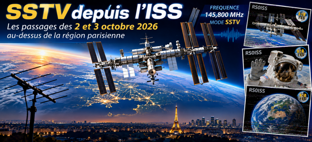 SSTV depuis l’ISS au-dessus de Paris