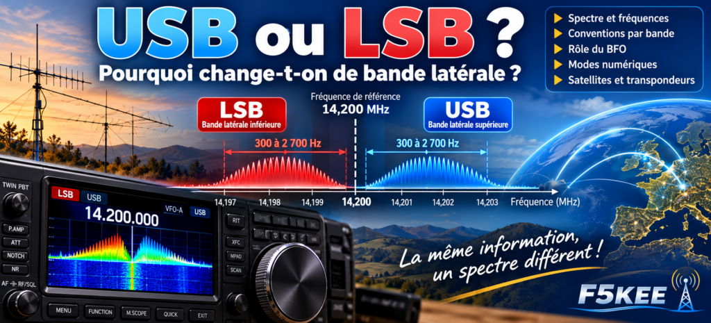USB ou LSB _ Comprendre les bandes latérales